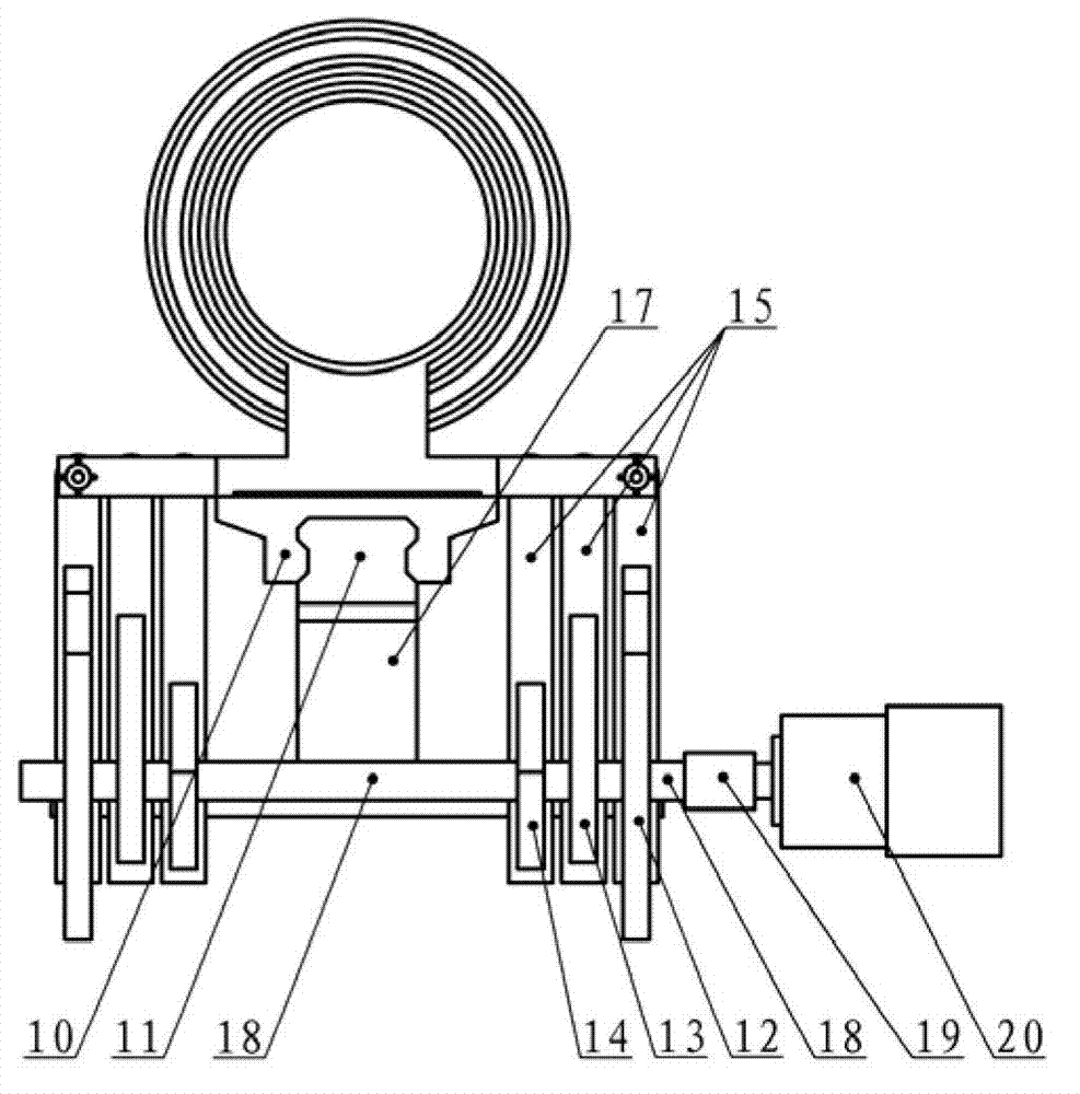 Nested disc cam focusing mechanism