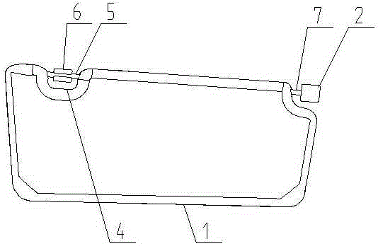 Automatic sunshade device of automobile