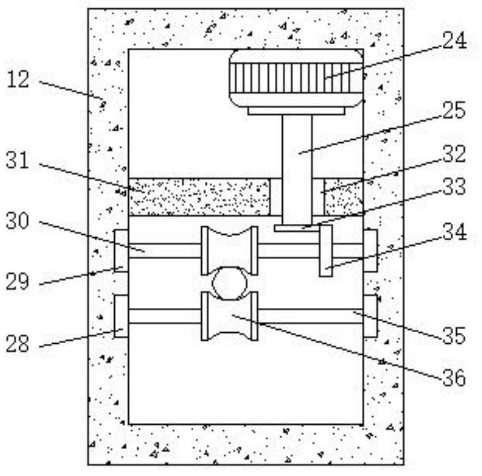 Installation mechanism of charging pile with temperature detection function and using method thereof