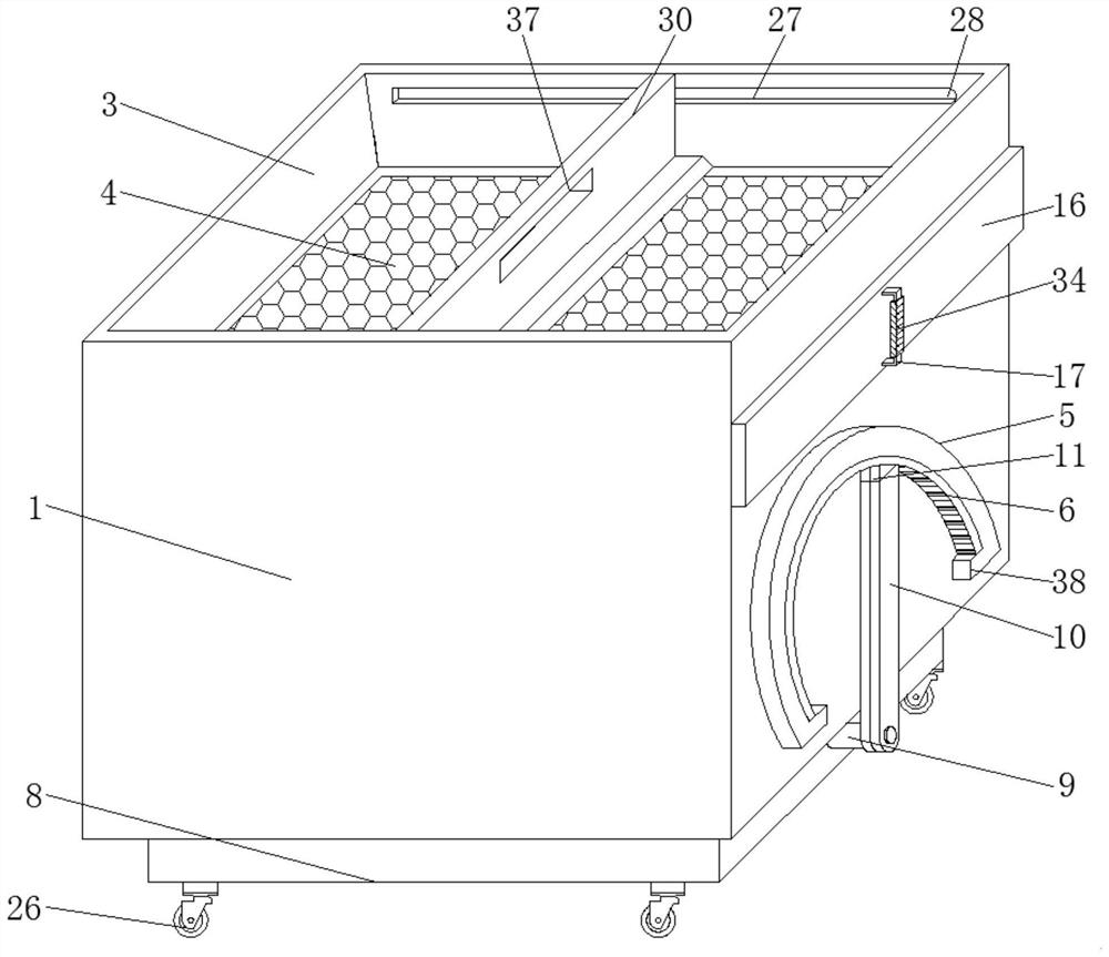 Rainwater recycling device for landscape gardens