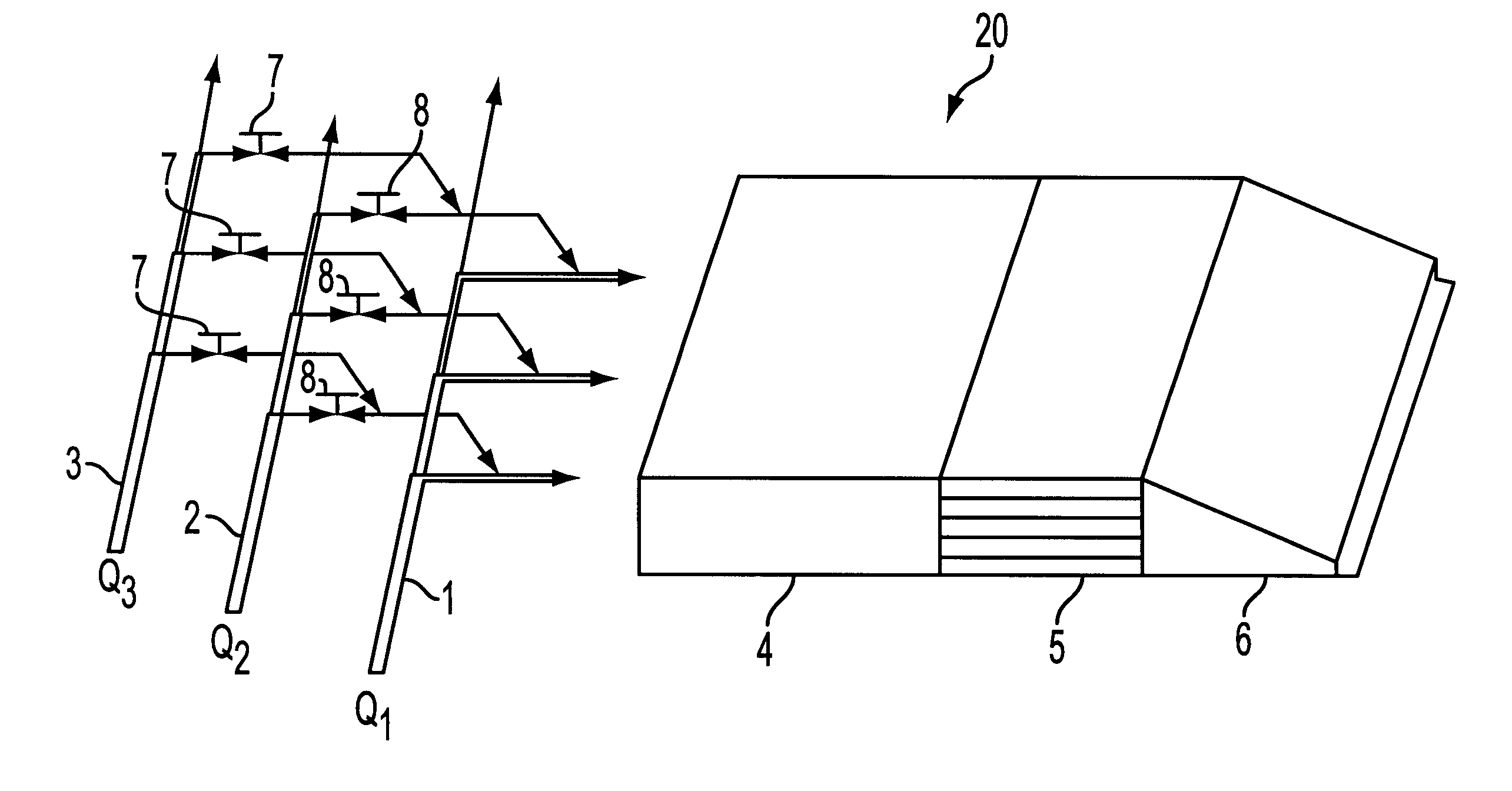 Process and headbox system for improving consistency cross-direction profile of fiber web