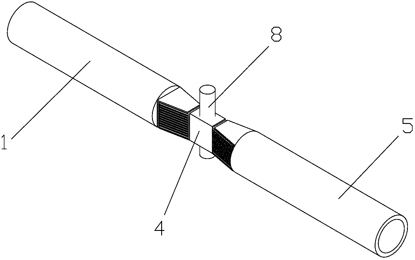 Heat flow switch for controlling heat tube conduction