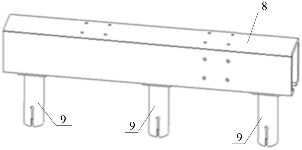 Automatic oiling device for inner side guide rail of special pipeline