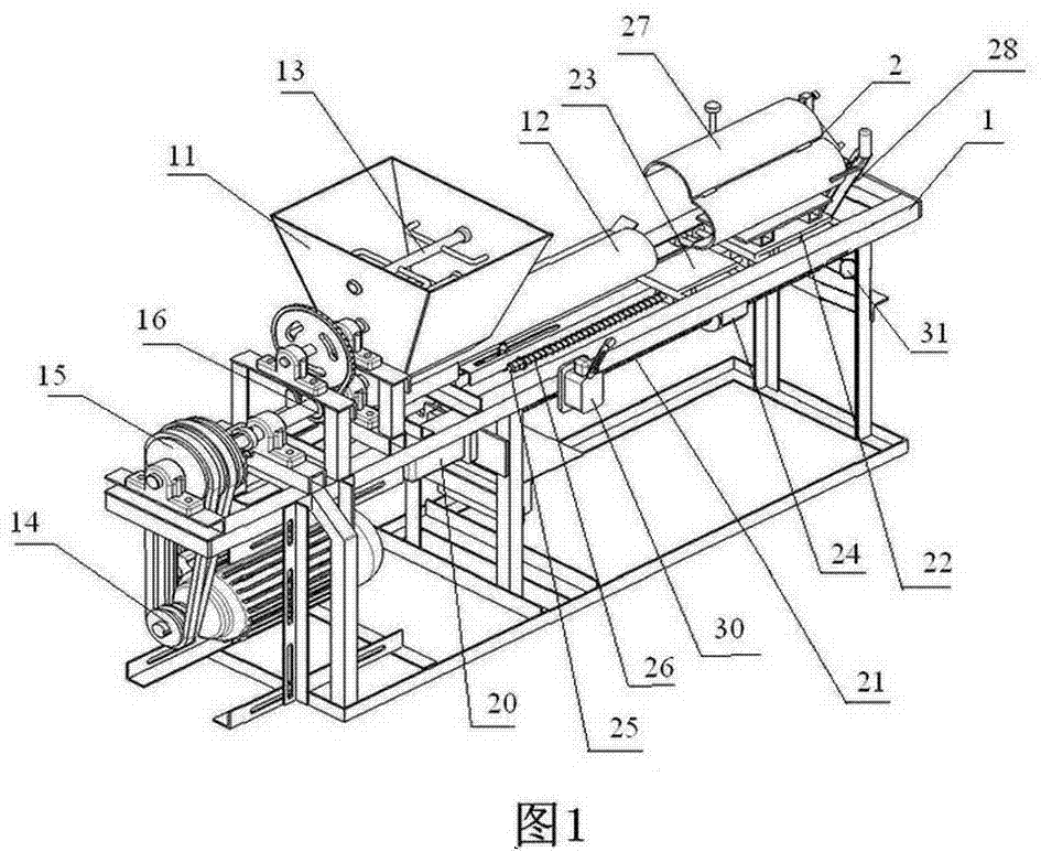 Horizontal automatic control bagging machine