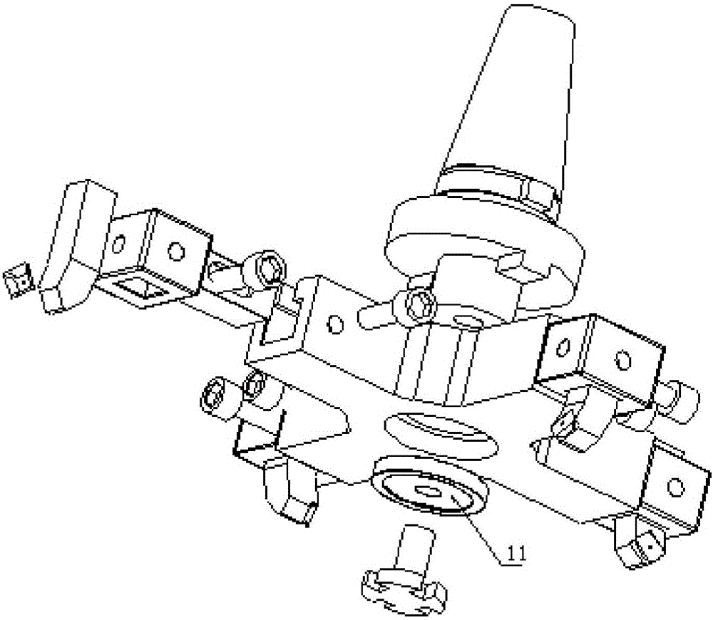 Multi-tool path layered and adjustable milling cutter