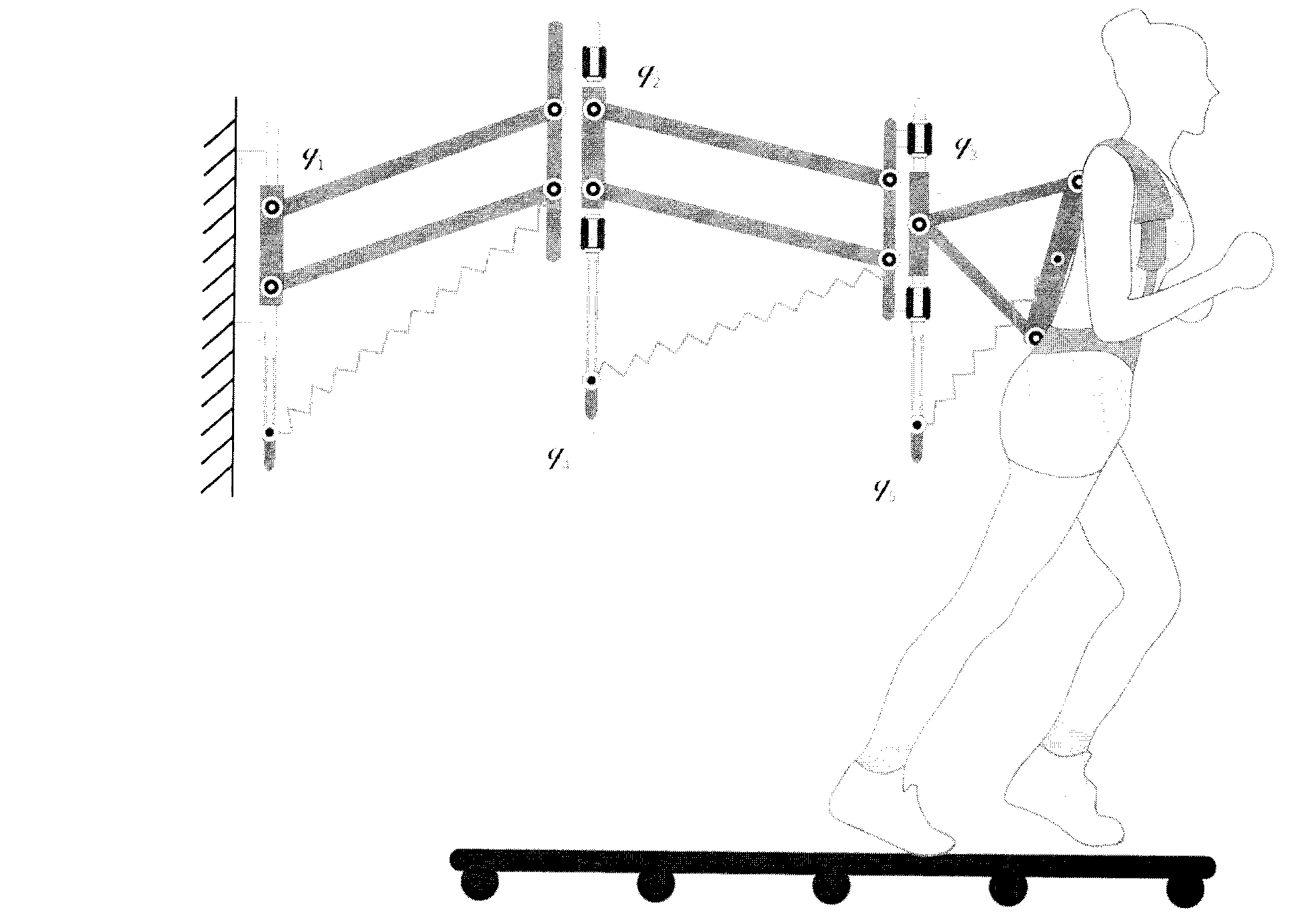 Gravity increase technology based on spring mechanism