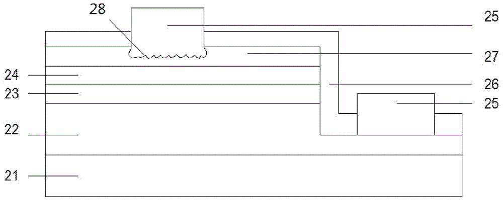 A kind of gan-based led and the method for manufacturing gan-based led