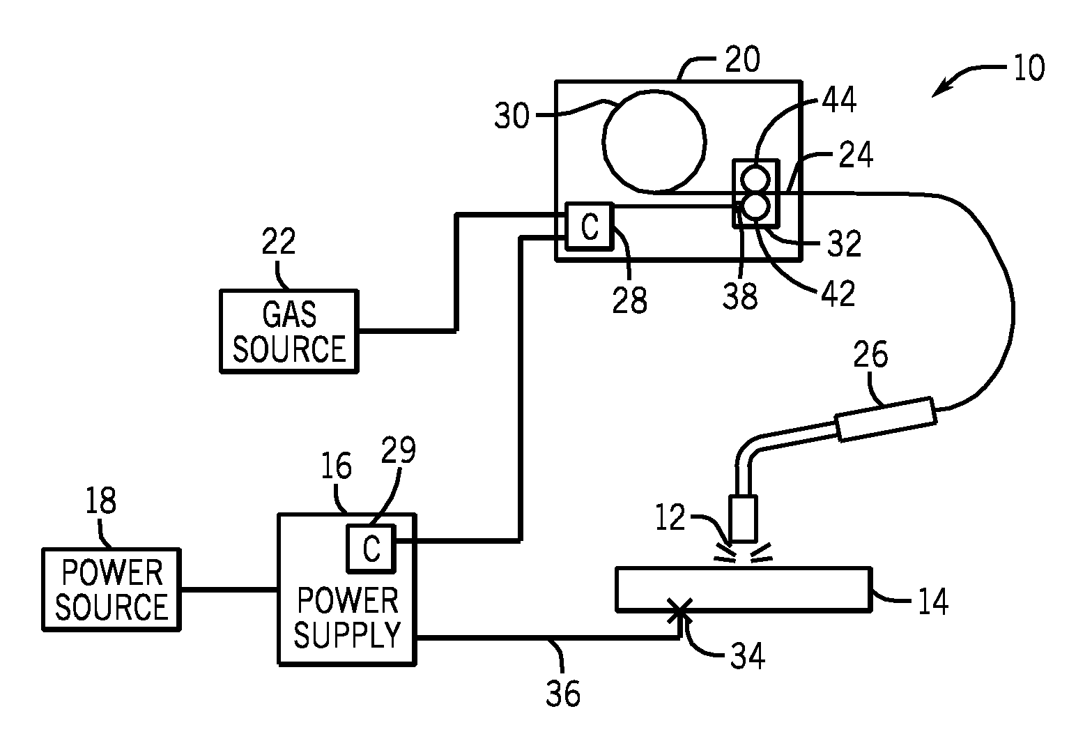 Optical-based weld travel speed sensing system