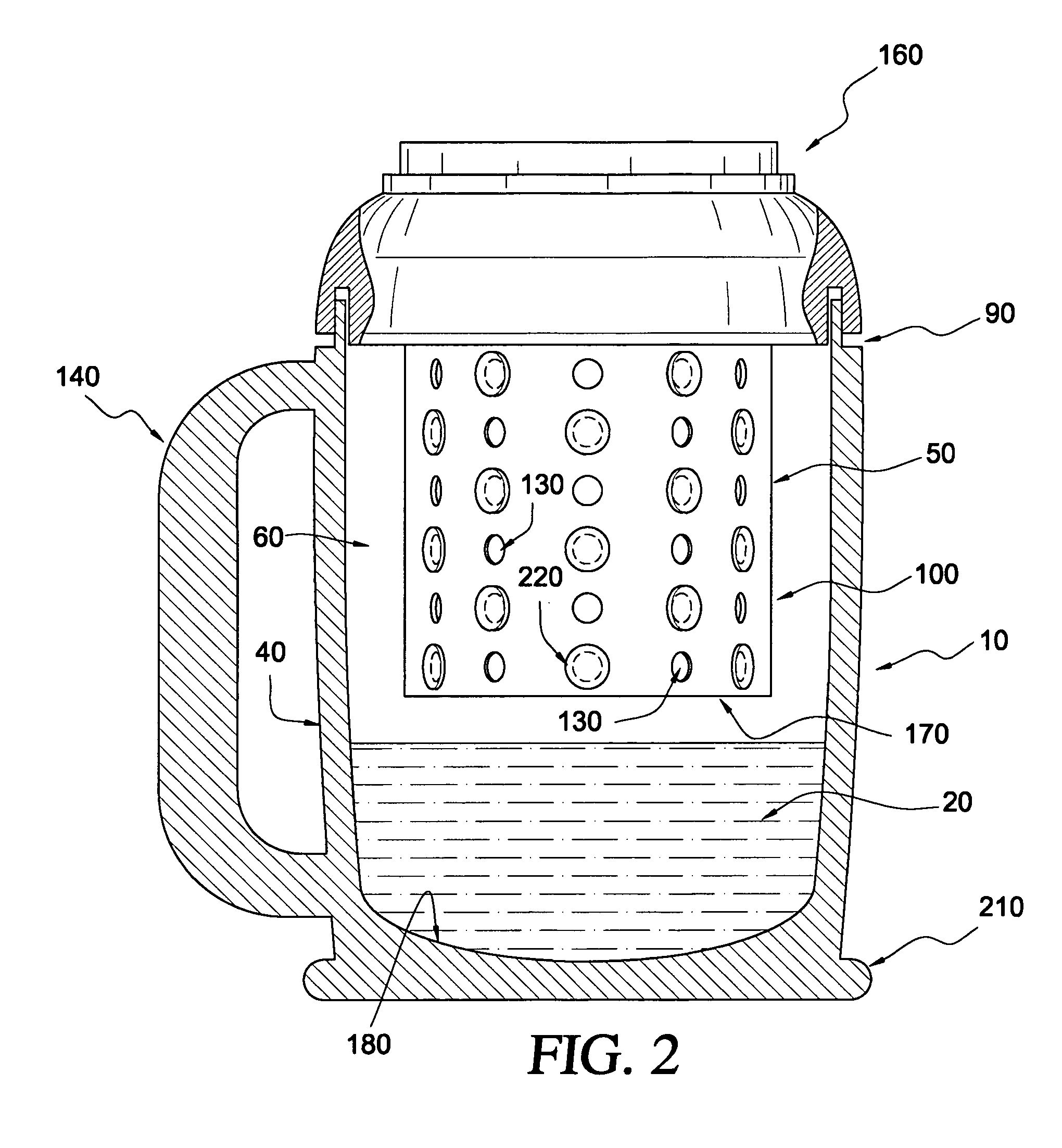 Portable device for cleaning an animal's paw and assembly method thereof