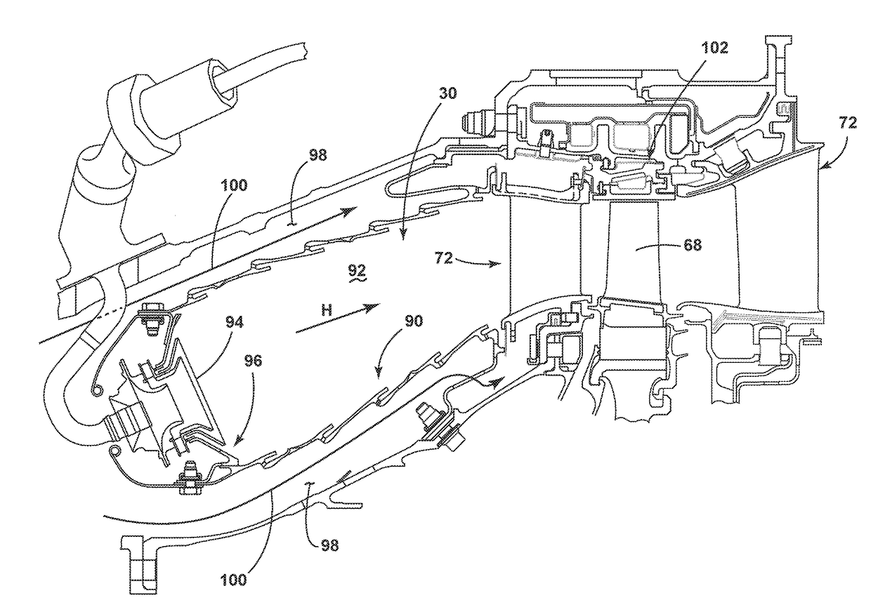 Component cooling for a gas turbine engine