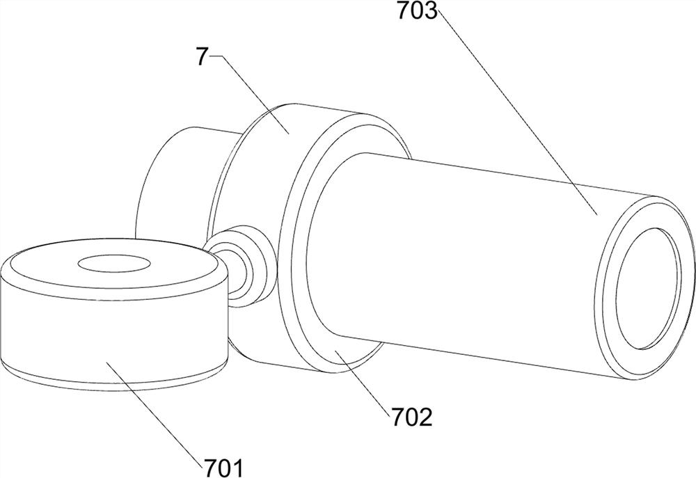 Hand-free mouth mirror device for oral department