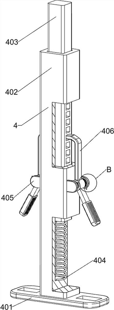 Hand-free mouth mirror device for oral department