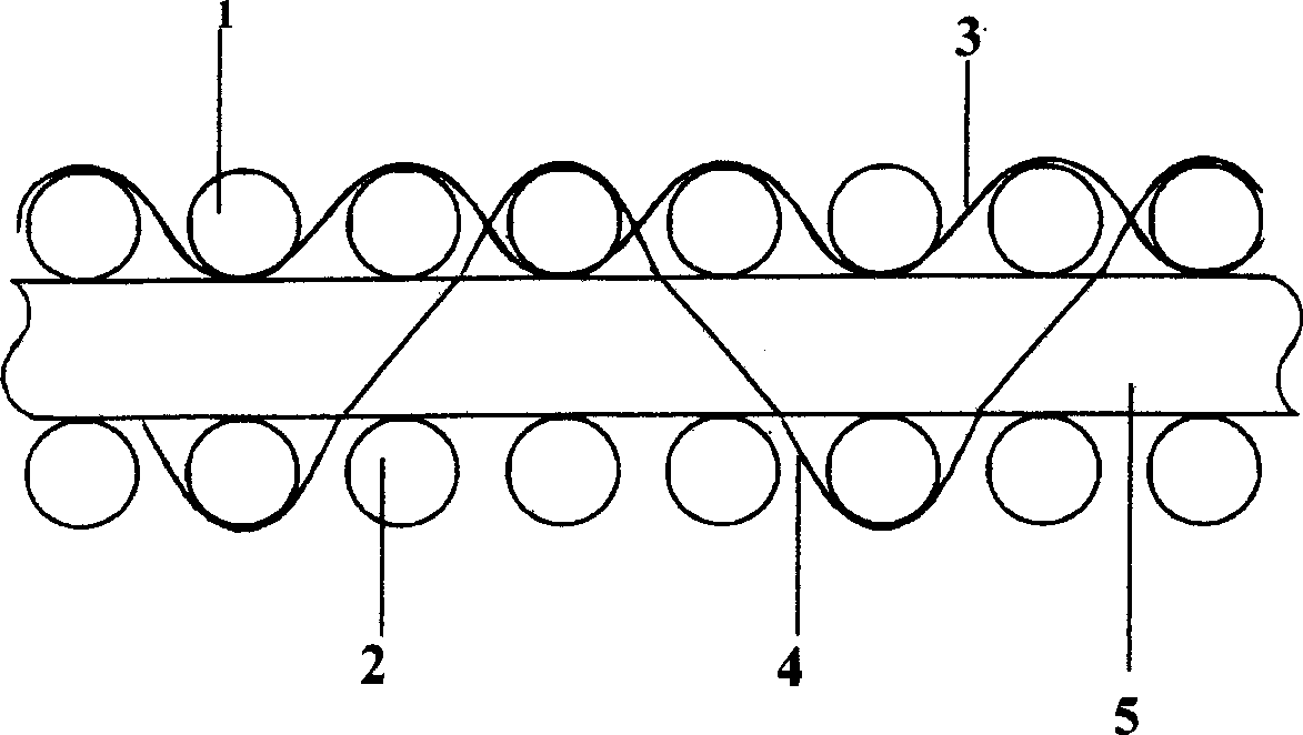 Three-layer non-mixed bottom net papermaking press felt