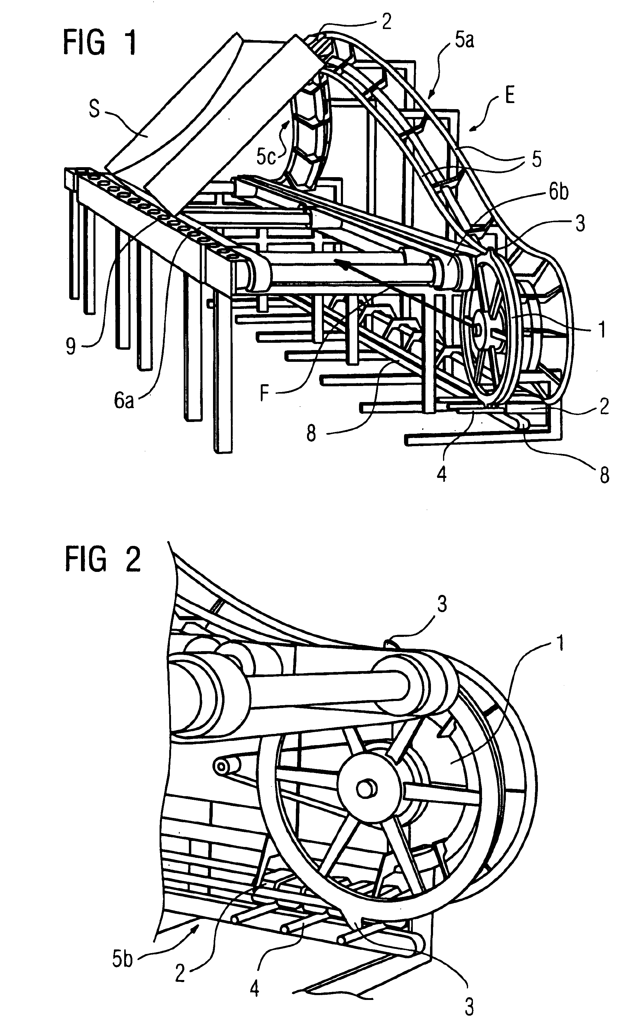 Transport system for cargo containers, in particular for baggage containers