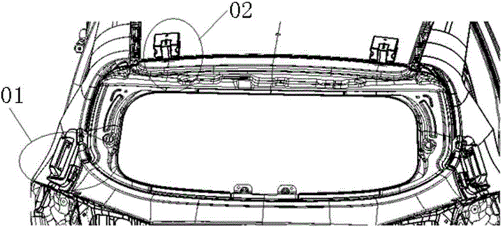 Backdoor assembling aid