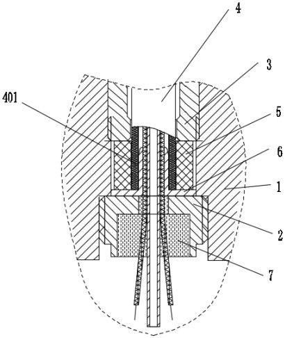 Waterproof sealing structure of liquid level transmitter