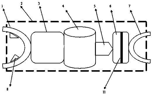 Reinforced dedusting device for coal min safety