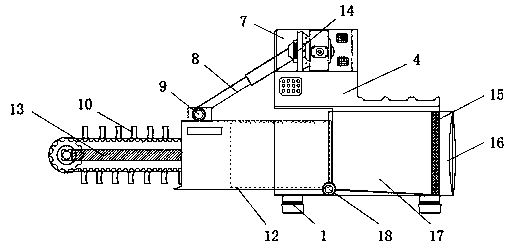 Environmentally-friendly sludge cleaning device with filtering and dewatering functions