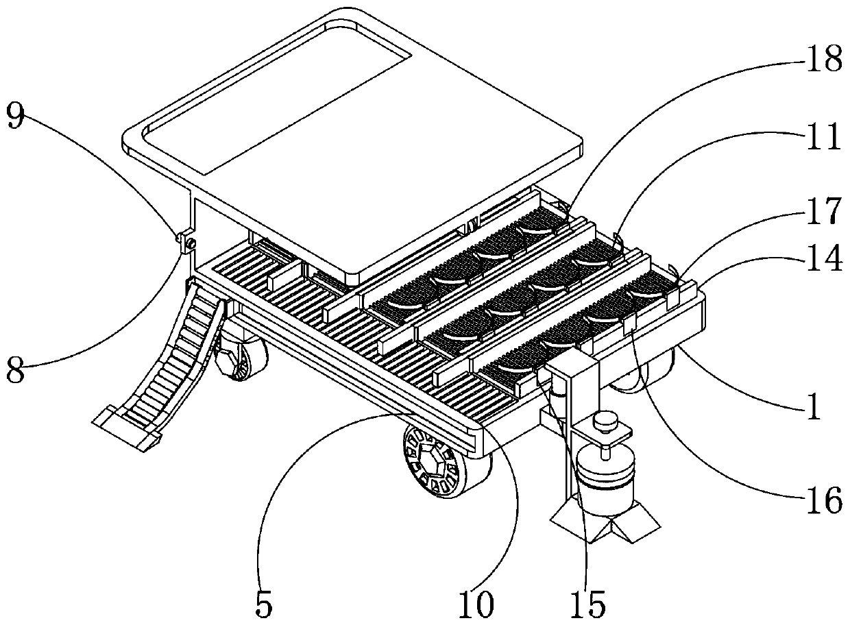 Damp-proof device facilitating feeding and discharging for building coating transferring and storing