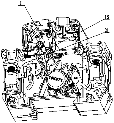 Electric-leakage circuit breaker with reverse-wiring structure