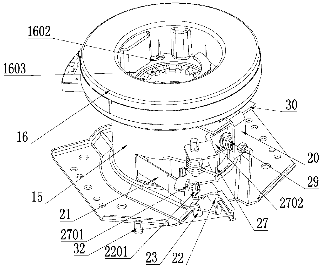 A deceleration clutch for washing machine and washing machine