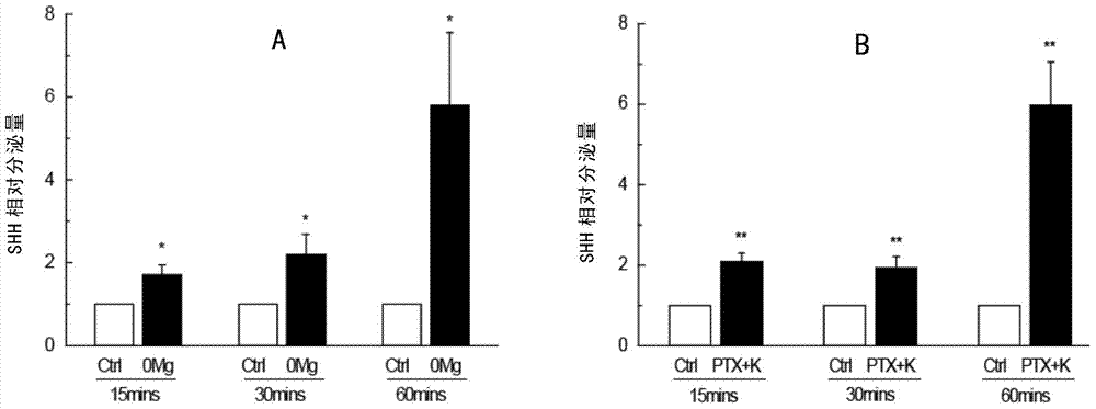 Application of specific inhibitor of SHH signaling pathway