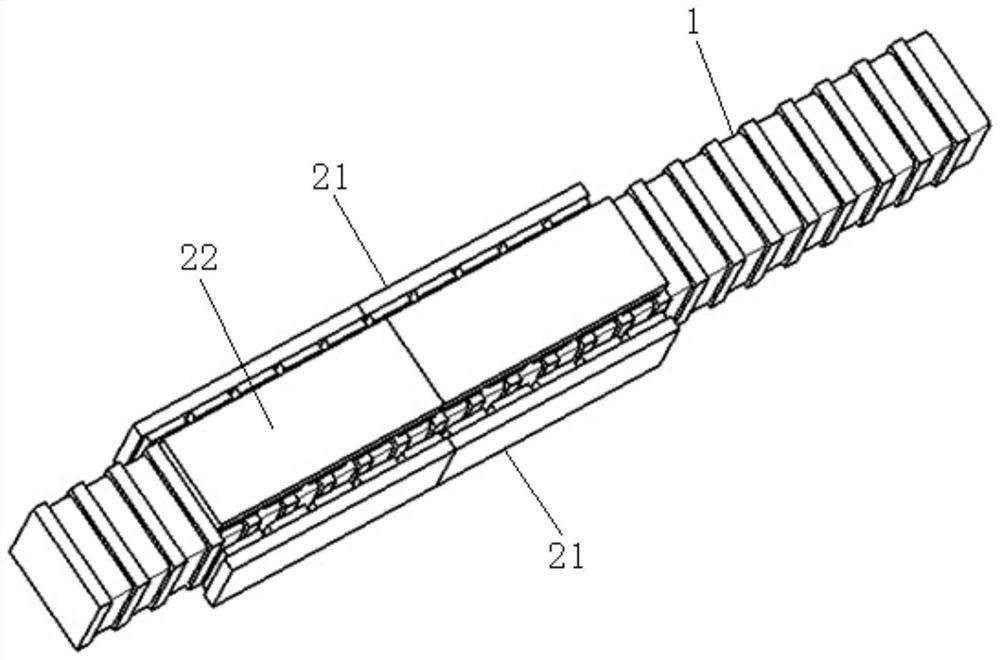 High-thrust modularized permanent magnet linear synchronous motor