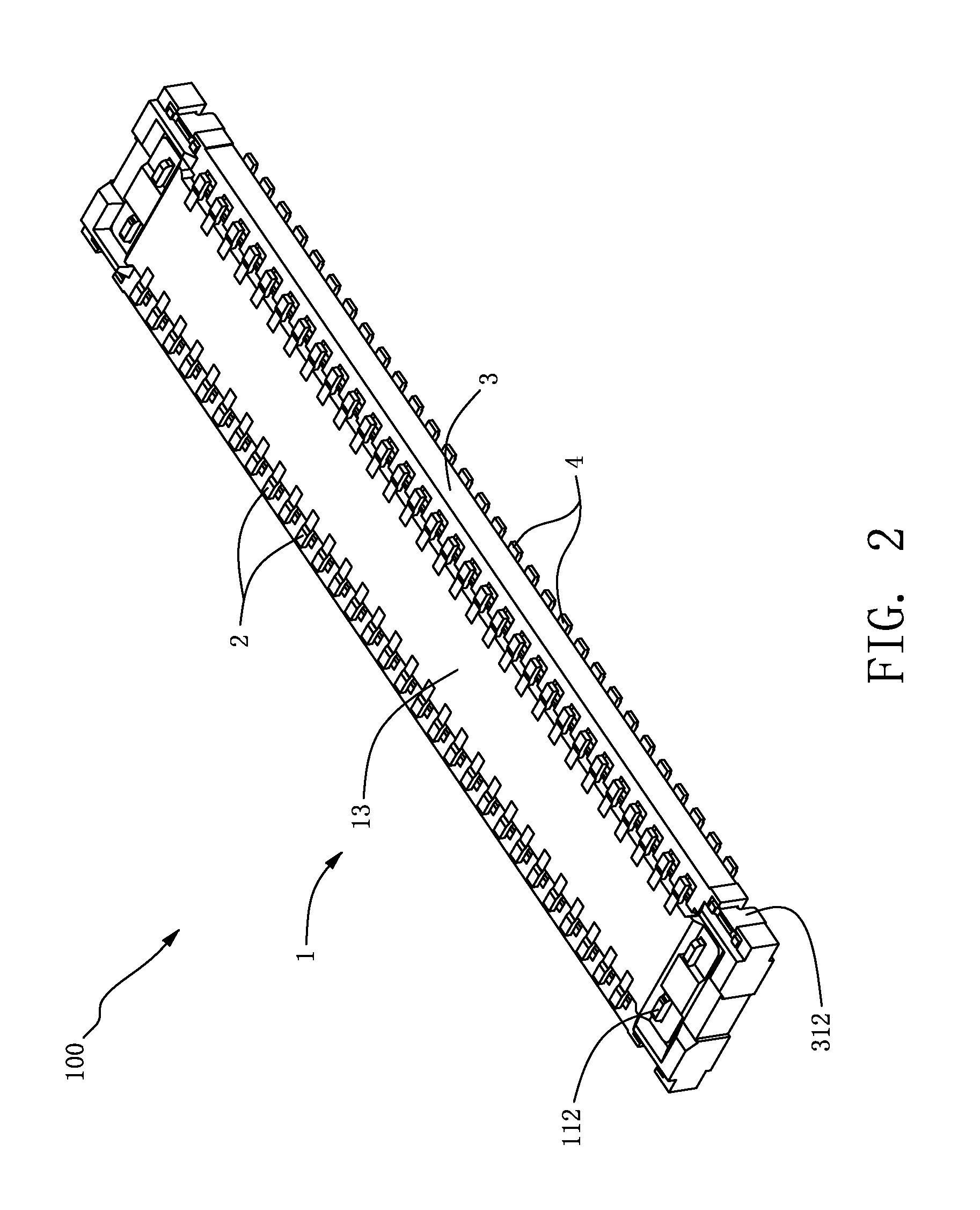 Plug connector, receptacle connector and electrical connector assembly