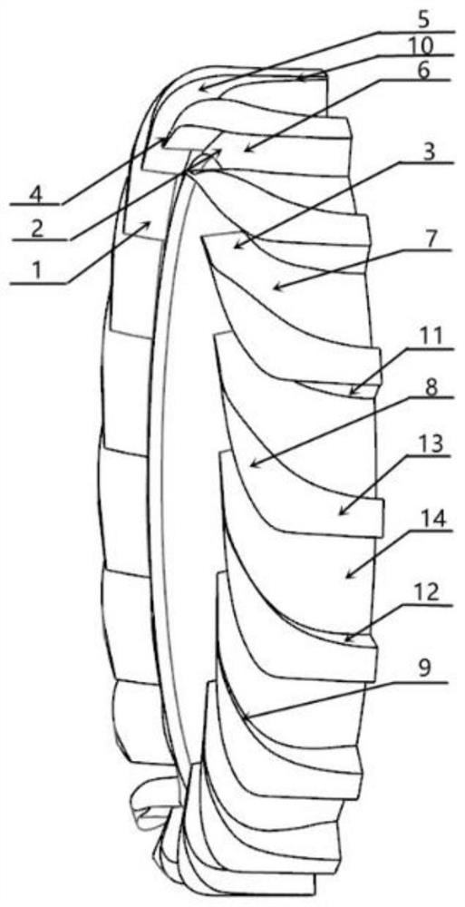 A Conformal Diffuser Combining Radial and Axial Diffusers