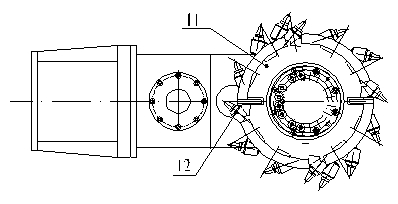 Excavator cutting head