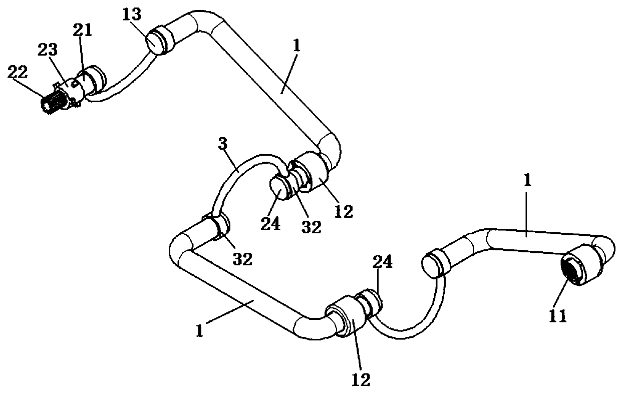 Combined environmentally-friendly landscape tree branch pulling device