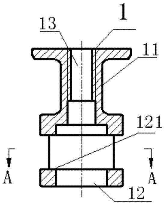 Disassembly assembly for valve parts