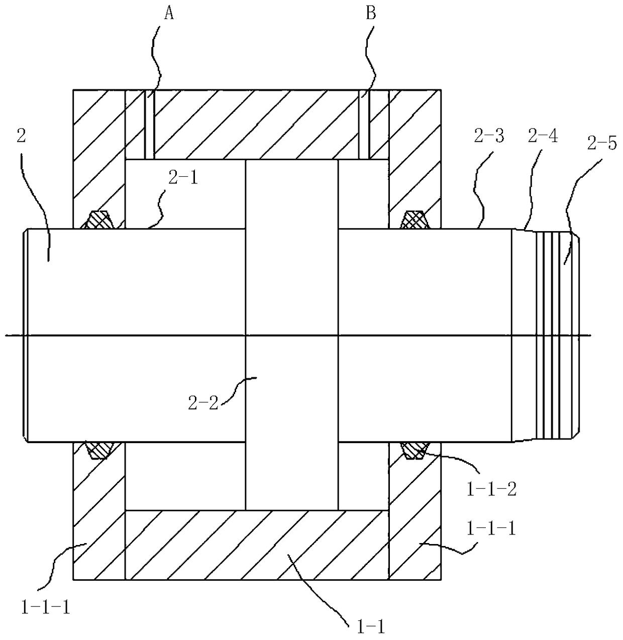 A centering mechanism for horizontal ultra-high pressure sterilization equipment