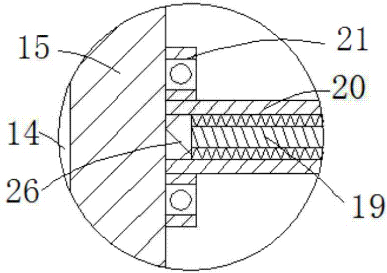 Length-adjustable winding device for production of textile lining cloth