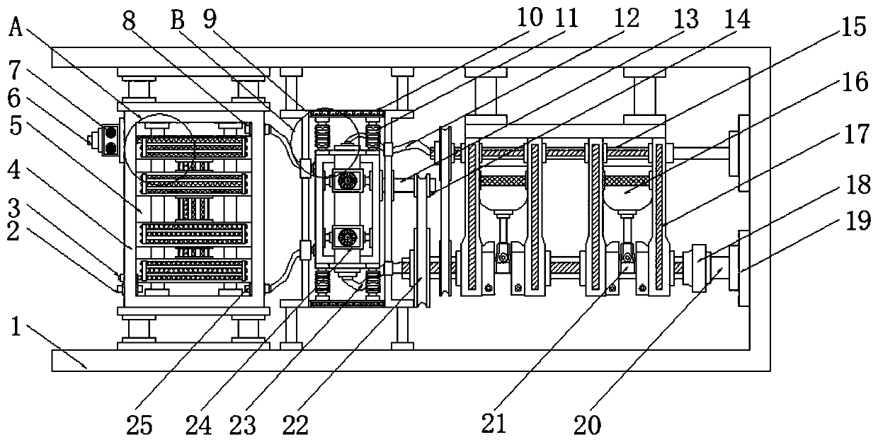 Cooling water pump of automobile internal combustion engine ignition device