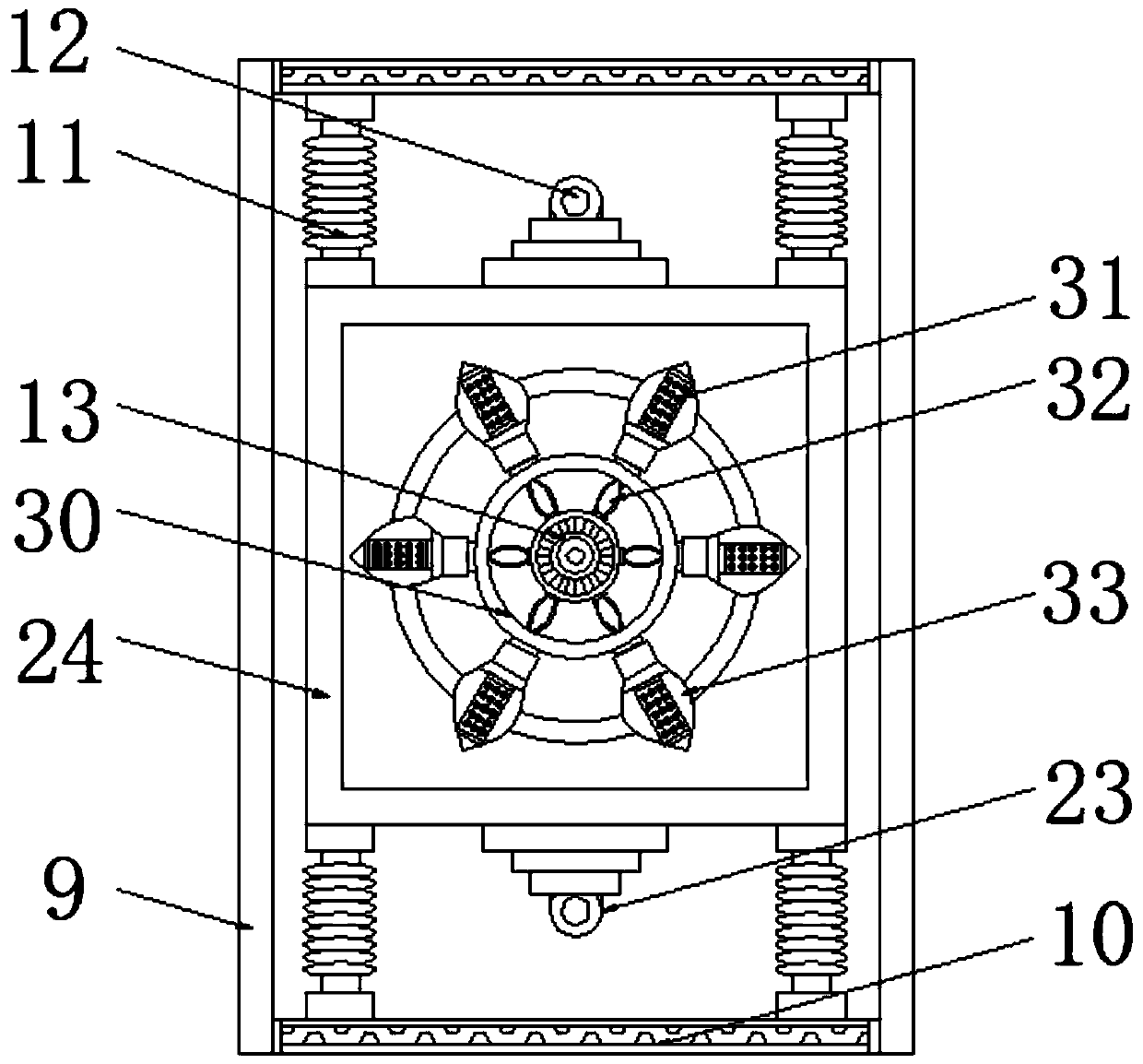 Cooling water pump of automobile internal combustion engine ignition device