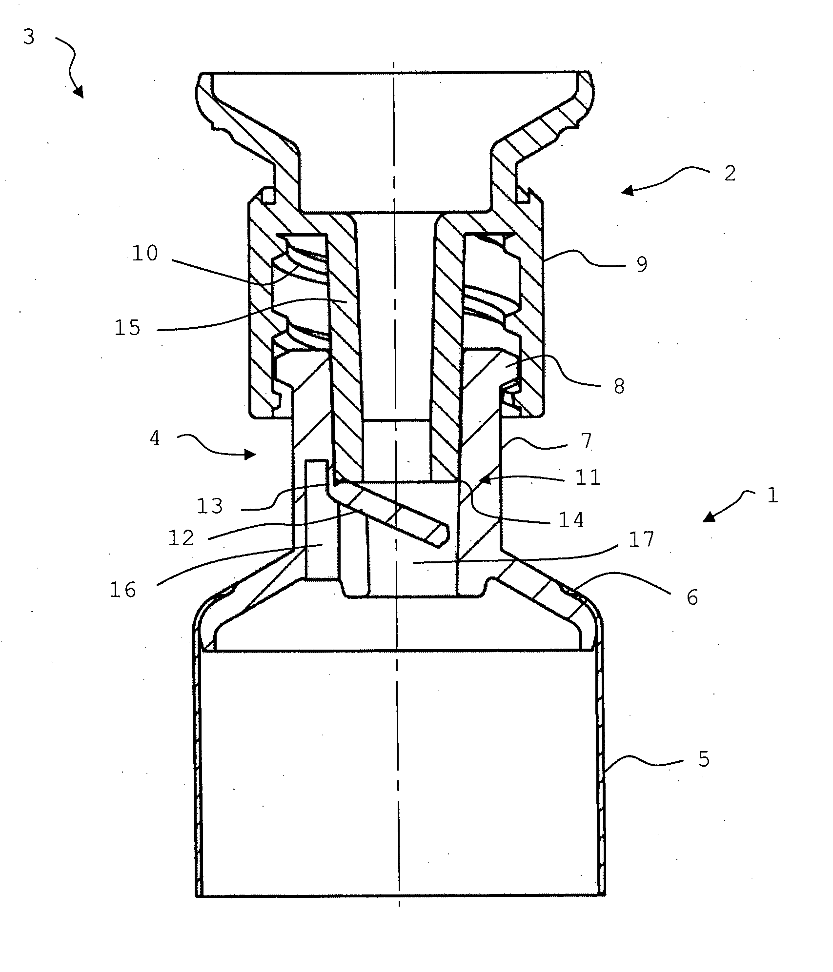 Tube with a female luer lock fitting