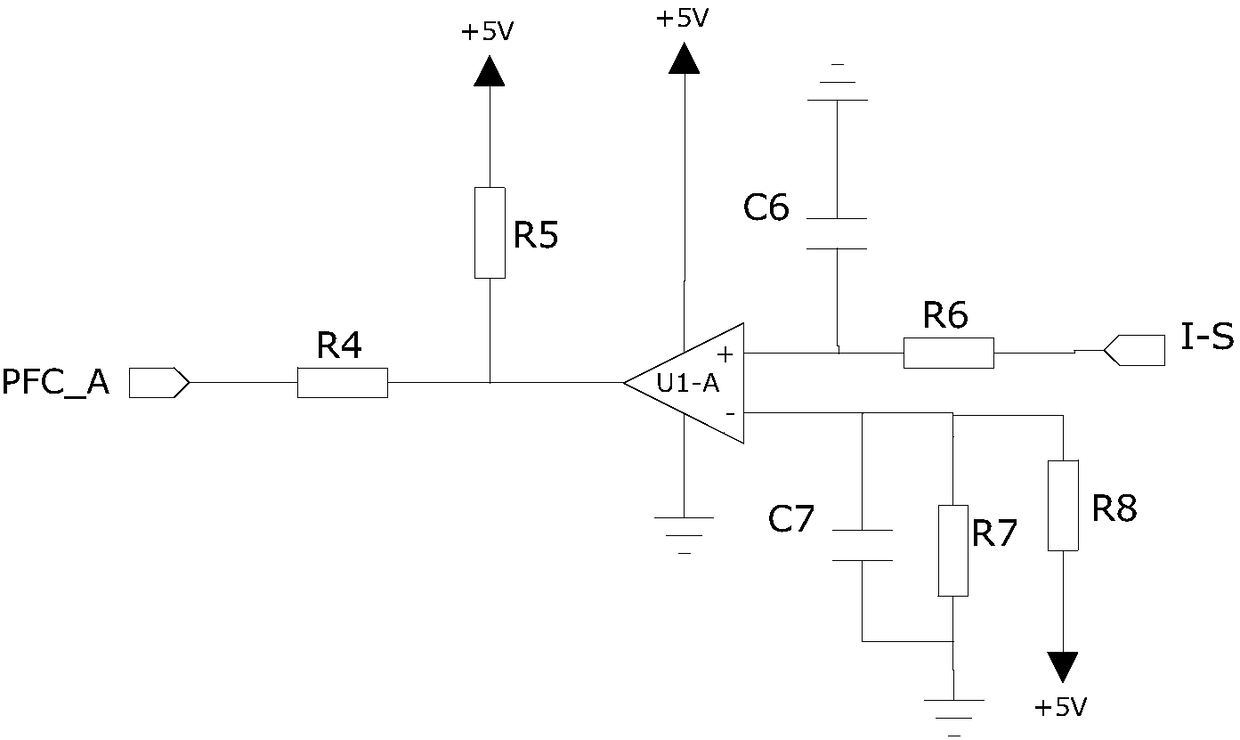 Overcurrent protection device, PFC circuit, air conditioner and overcurrent protection method thereof