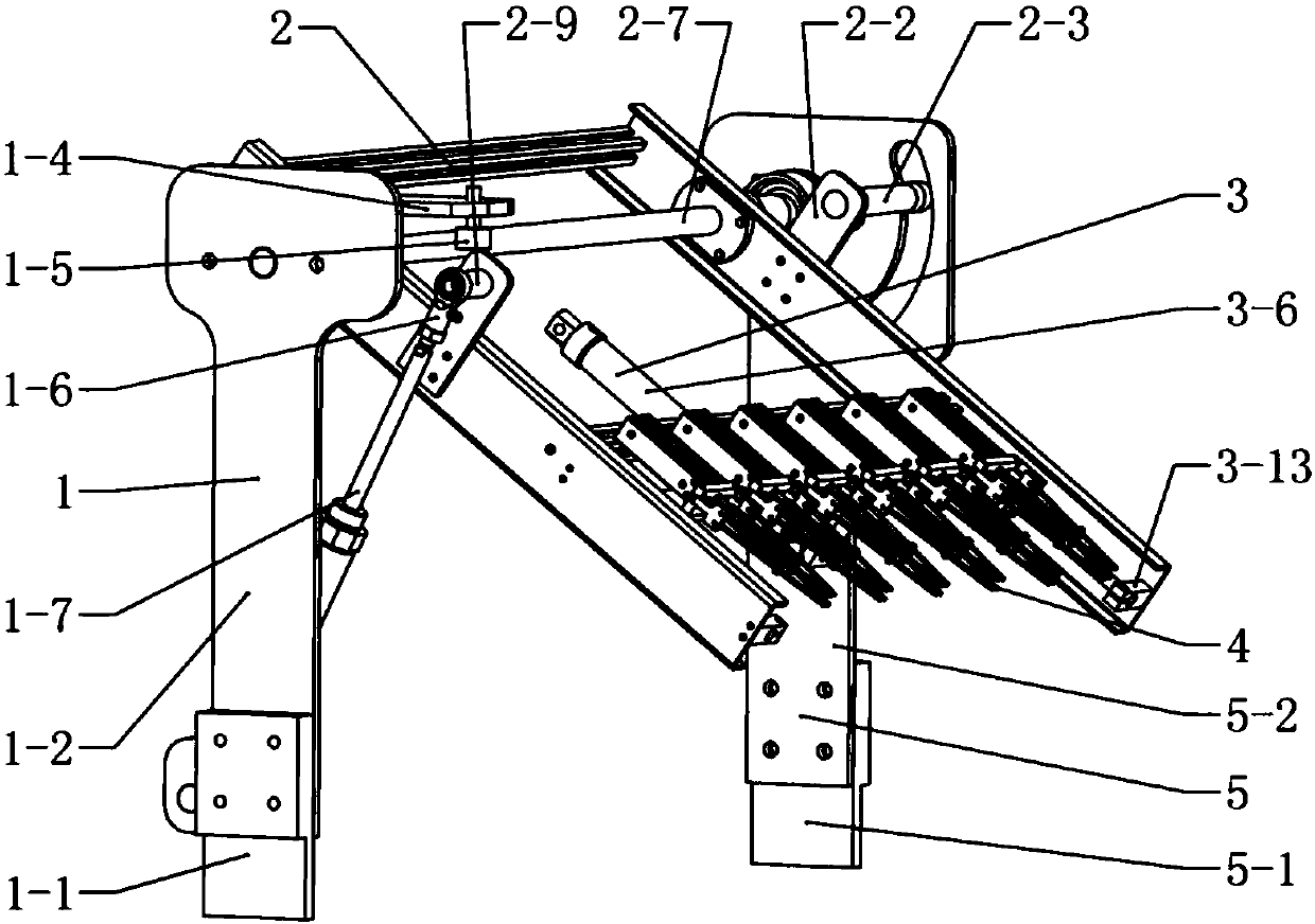 Seedling taking mechanism for automatic transplanter