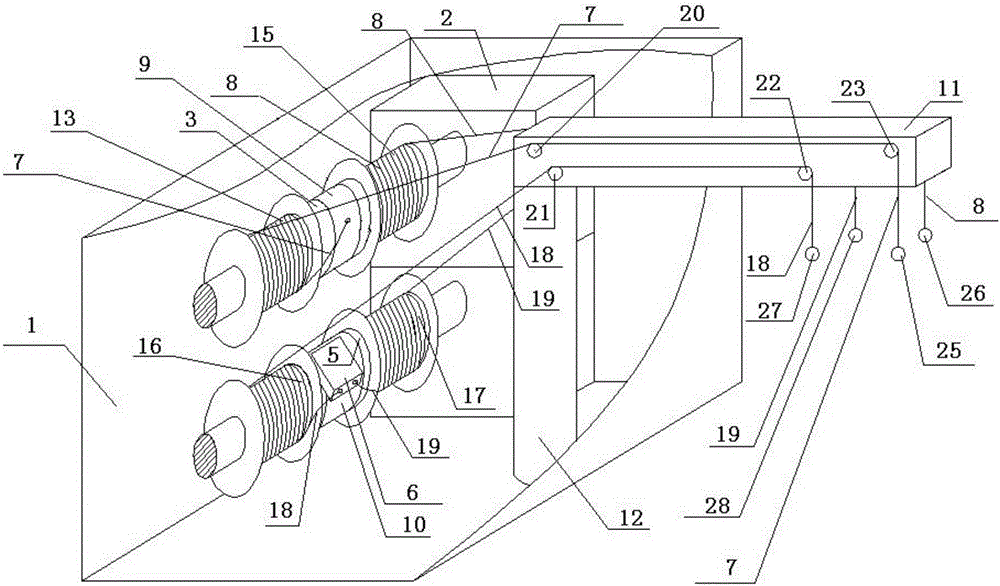 Building with multifunctional rope unwinding equipment