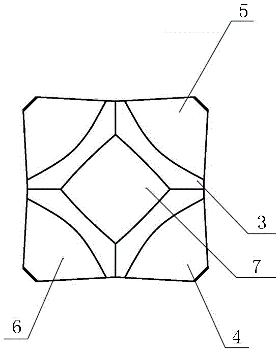 Branch crusher tooth