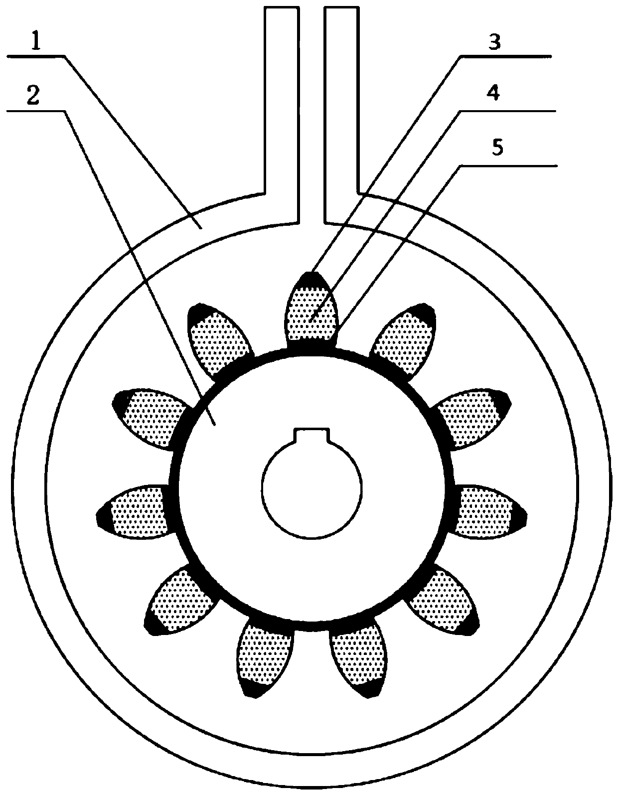 Control method for heating weathering steel gear