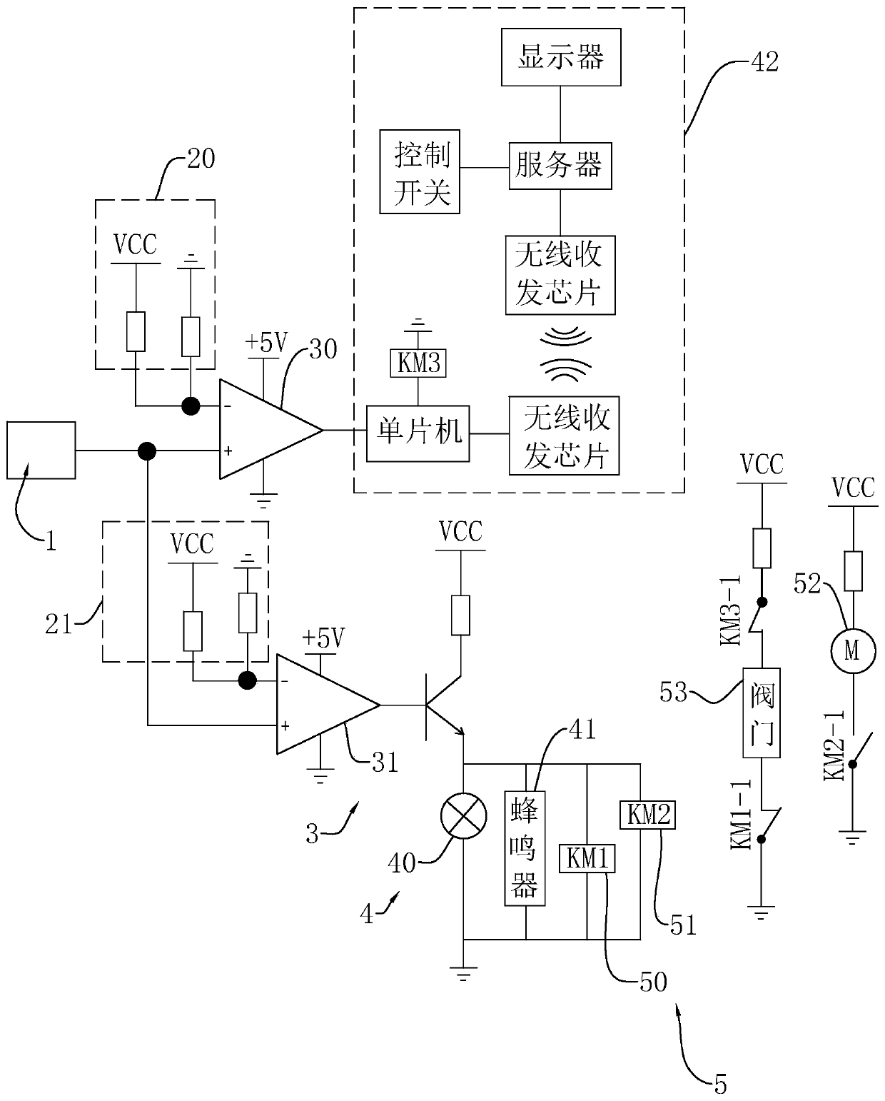 Intelligent automatic gas cut-off valve control system and control method thereof