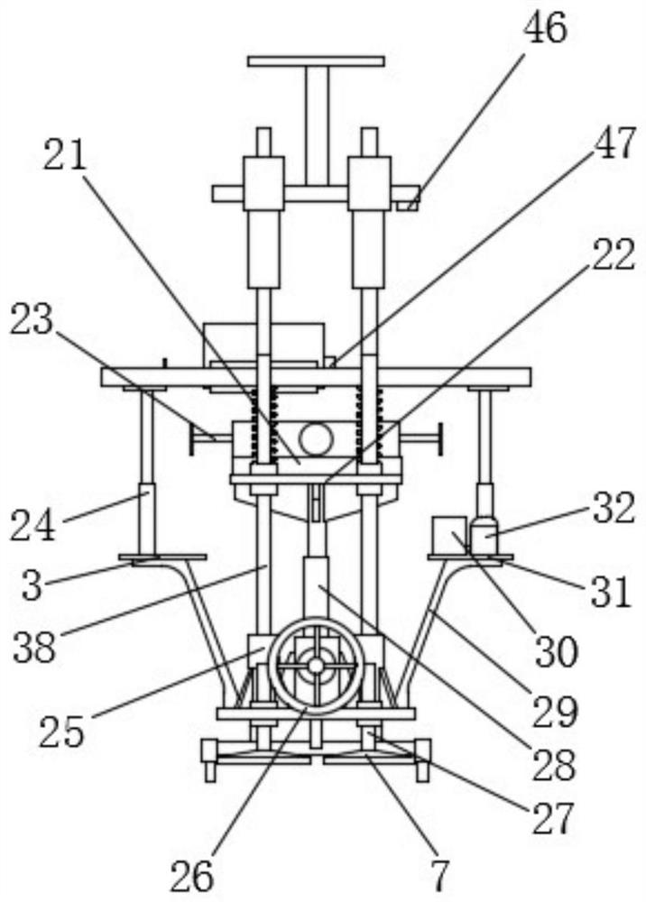 A metal mold automatic alignment device