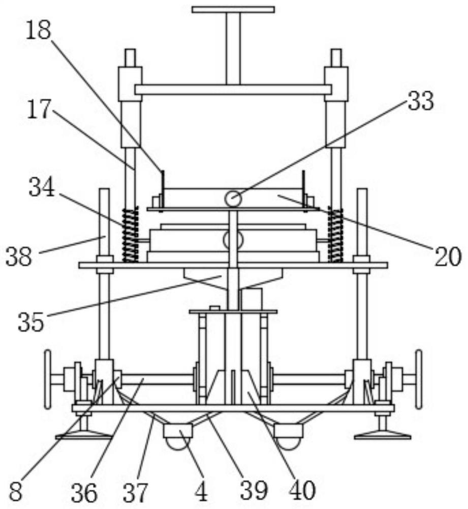 A metal mold automatic alignment device