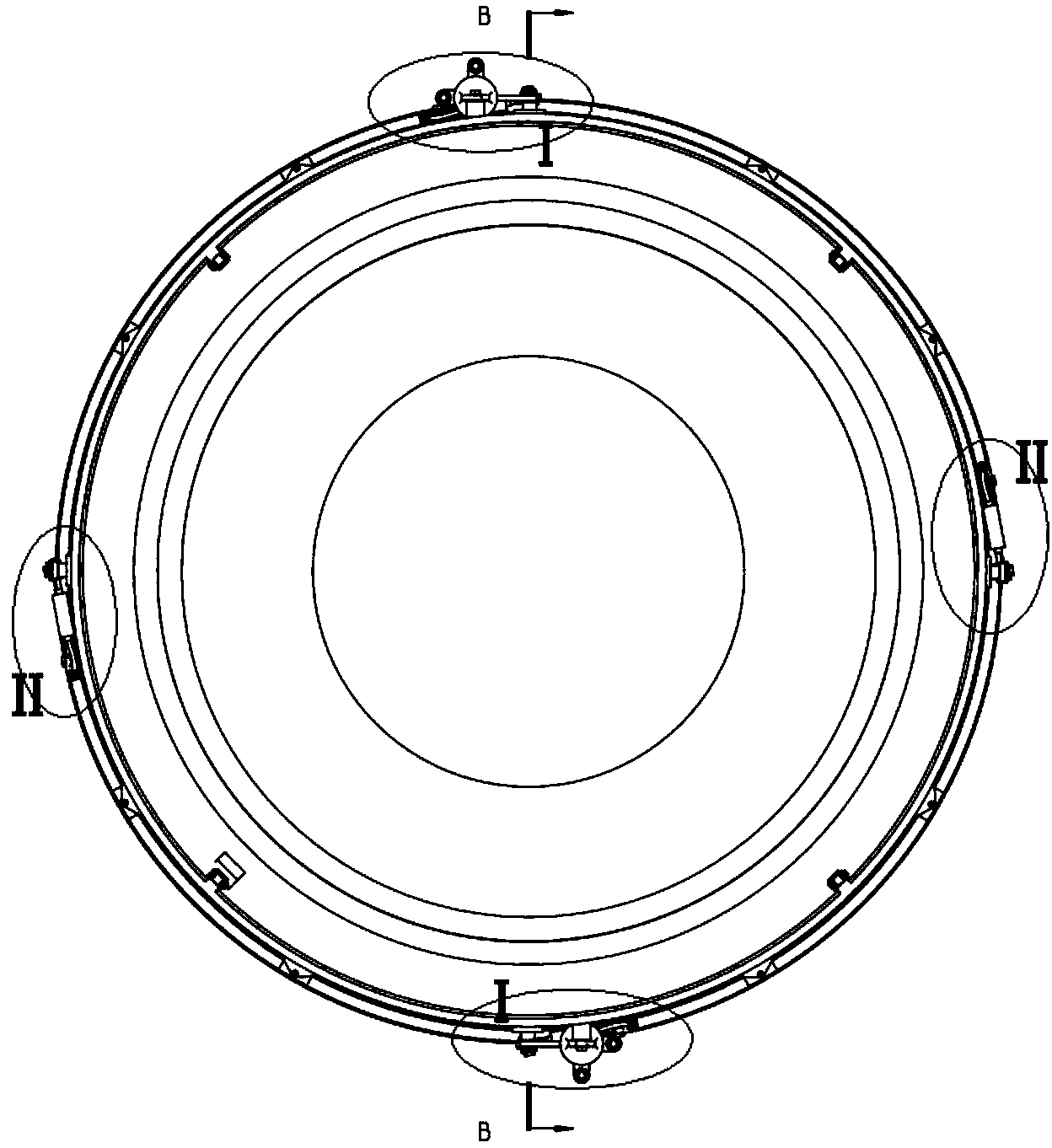 Common drive type rear duct ejector in adjustable mechanism of variable cycle engine