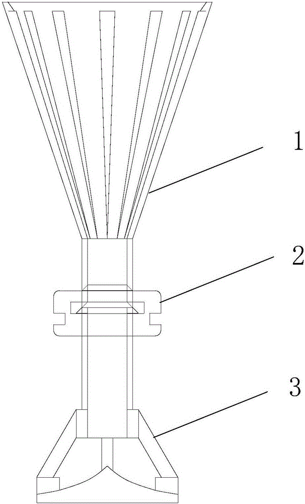 Heat source tower liquid distribution device with variable flow self-adaptive function