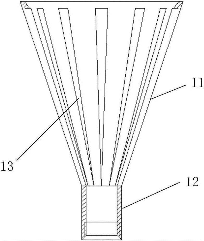 Heat source tower liquid distribution device with variable flow self-adaptive function