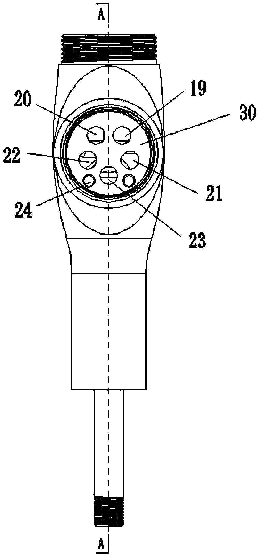 Multifunctional water dividing valve