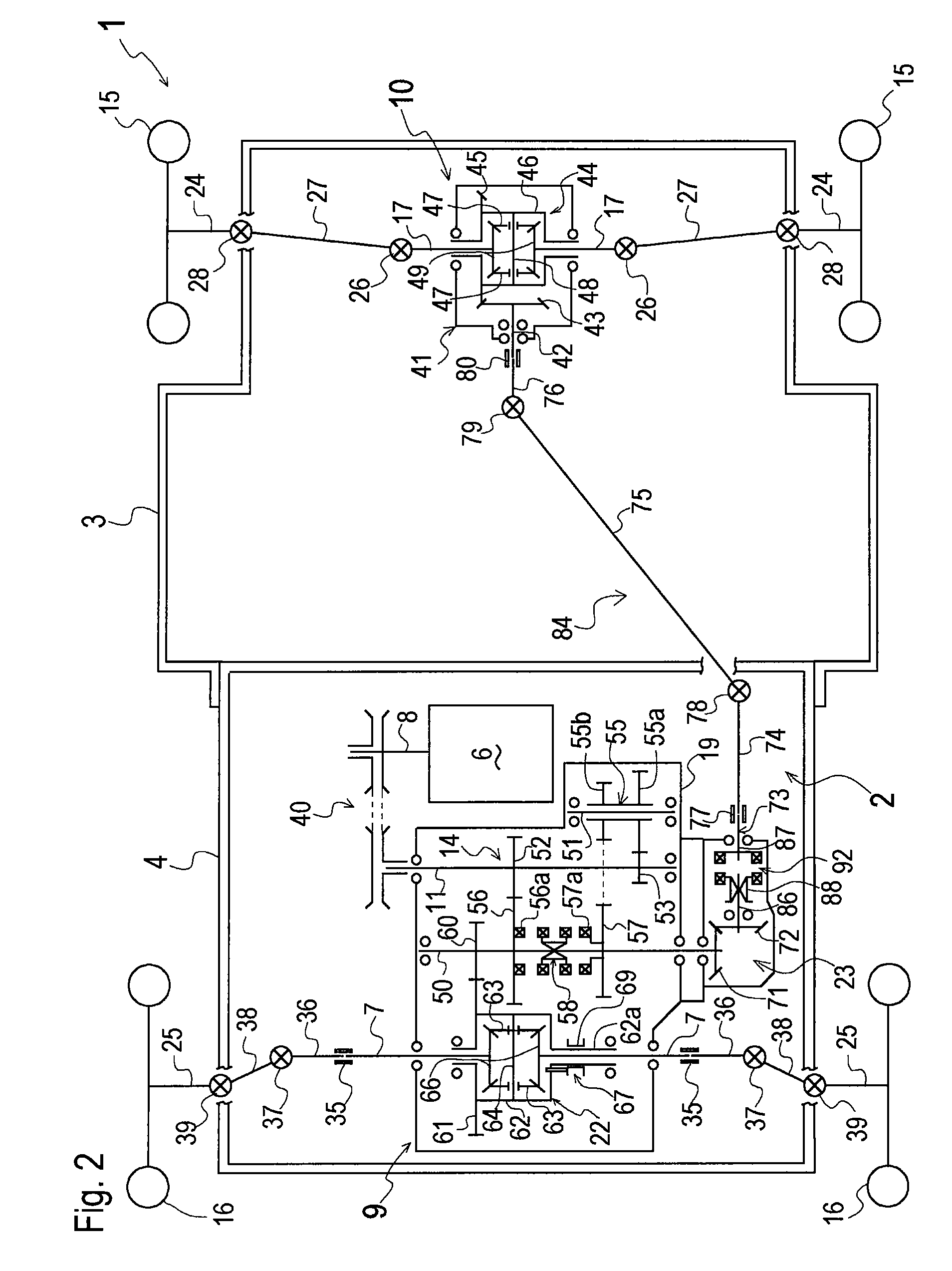 Transaxle Provided With Power Take-Off Device